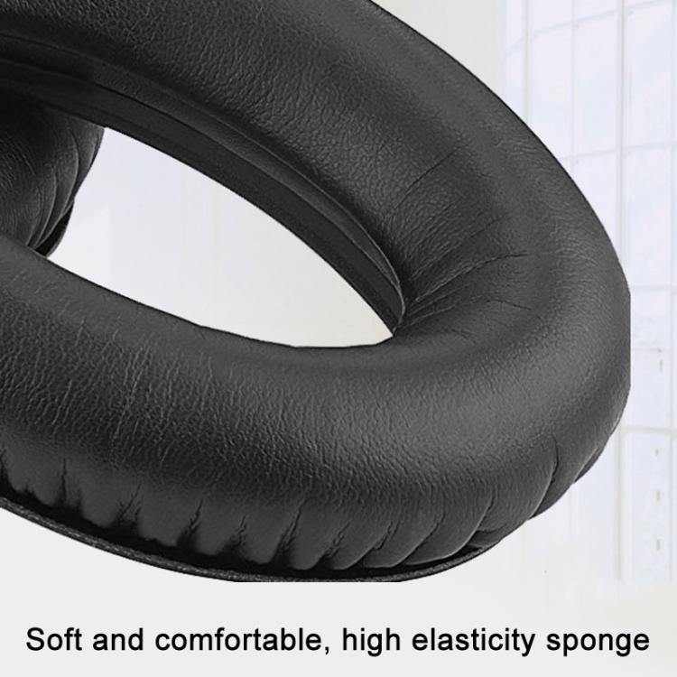 2pcs For Sennheiser HD545 / HD565 / HD580 / HD600 / HD650 Earphone Cover Sponge Earmuffs With Tuning Foam, Material: Lambskin Perforated-Patchwork - Earmuff & Pad by buy2fix | Online Shopping UK | buy2fix