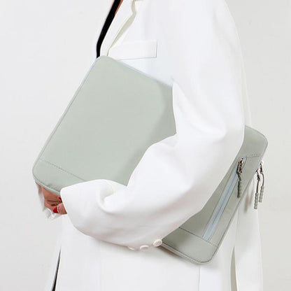 Universal For 14/14.6 inch Laptop Bag Women Portable Computer Bag For IPad Protective Case(Green) - 13.3 inch by buy2fix | Online Shopping UK | buy2fix