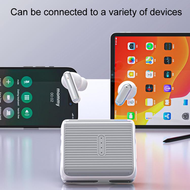 XG16 In-Ear Long-Life Couple Two-In-One Bluetooth Wireless Earphones Two Pairs Of Earphones(White) - Bluetooth Earphone by buy2fix | Online Shopping UK | buy2fix