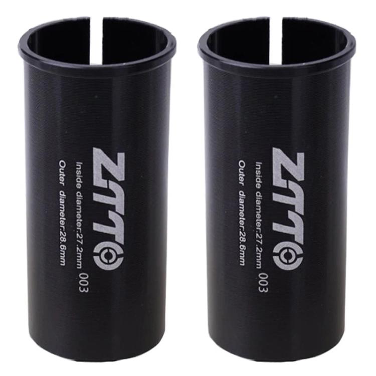 27.2-28.6mm 003 2pcs ZTTO Bicycle Seat Post Conversion Sleeve Reducer Cover(Black) - Others by ZTTO | Online Shopping UK | buy2fix