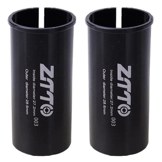 27.2-28.6mm 003 2pcs ZTTO Bicycle Seat Post Conversion Sleeve Reducer Cover(Black) - Others by ZTTO | Online Shopping UK | buy2fix