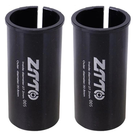 27.2-30.8mm 005 2pcs ZTTO Bicycle Seat Post Conversion Sleeve Reducer Cover(Black) - Others by ZTTO | Online Shopping UK | buy2fix