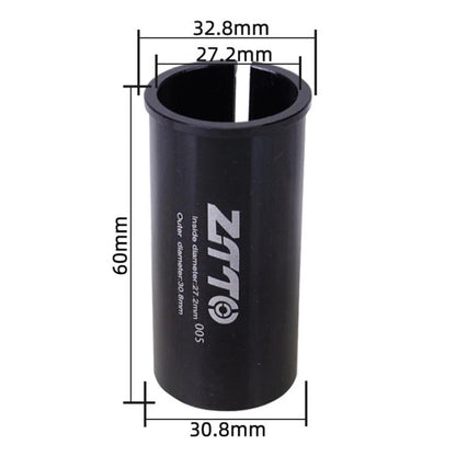 27.2-30.8mm 005 2pcs ZTTO Bicycle Seat Post Conversion Sleeve Reducer Cover(Black) - Others by ZTTO | Online Shopping UK | buy2fix