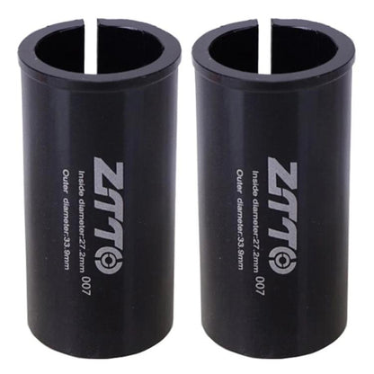 27.2-33.9mm 007 2pcs ZTTO Bicycle Seat Post Conversion Sleeve Reducer Cover(Black) - Others by ZTTO | Online Shopping UK | buy2fix