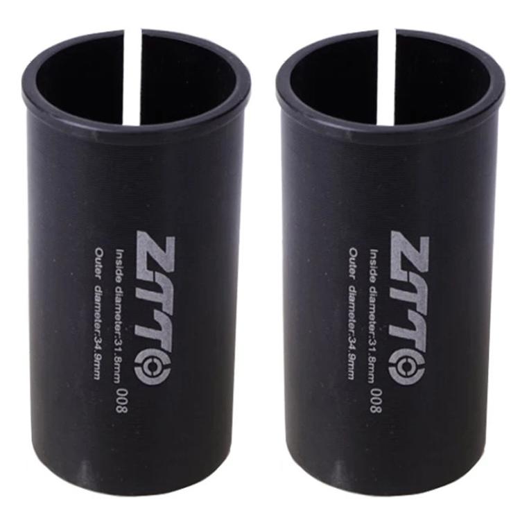 31.8-34.9mm 008 2pcs ZTTO Bicycle Seat Post Conversion Sleeve Reducer Cover(Black) - Others by ZTTO | Online Shopping UK | buy2fix