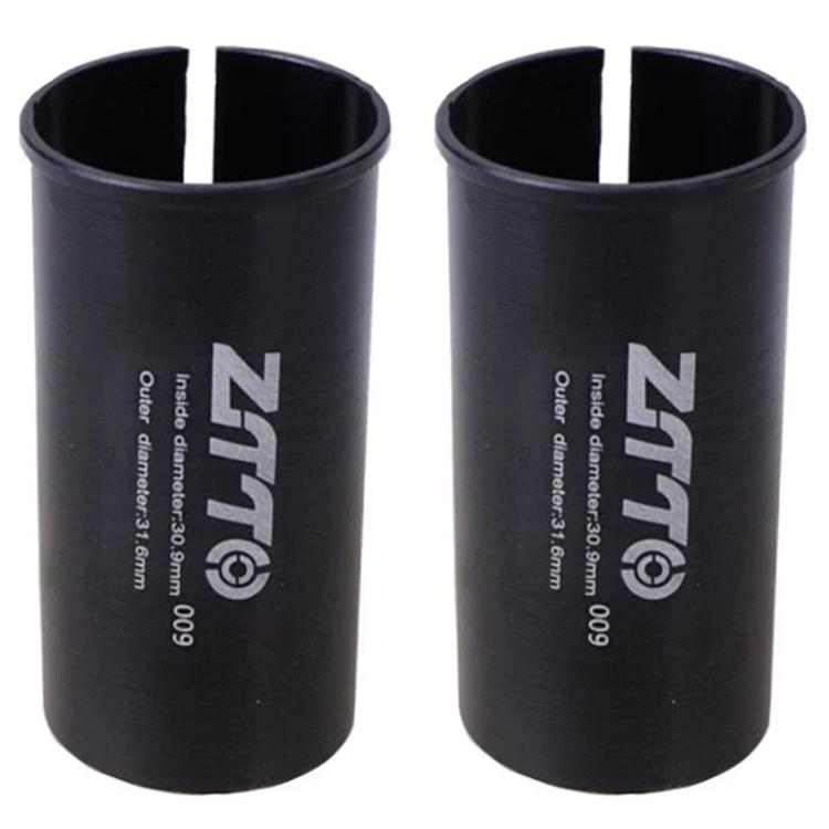 30.9-31.6mm 009 2pcs ZTTO Bicycle Seat Post Conversion Sleeve Reducer Cover(Black) - Others by ZTTO | Online Shopping UK | buy2fix