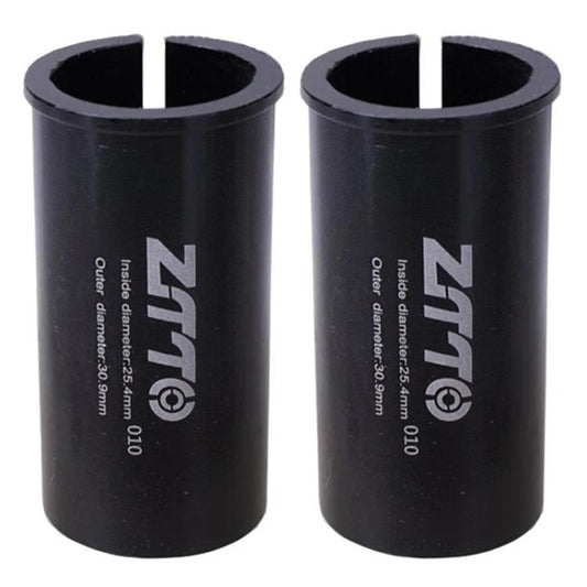 25.4-30.9mm 010 2pcs ZTTO Bicycle Seat Post Conversion Sleeve Reducer Cover(Black) - Others by ZTTO | Online Shopping UK | buy2fix