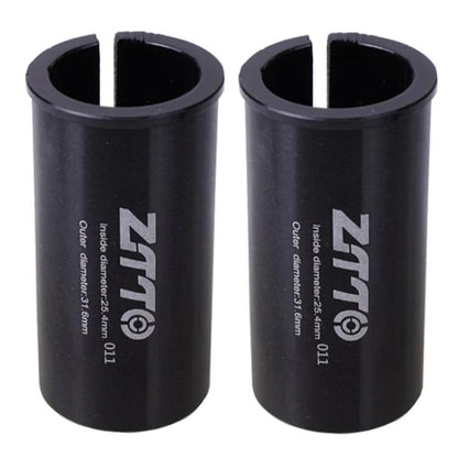 25.4-31.6mm 011 2pcs ZTTO Bicycle Seat Post Conversion Sleeve Reducer Cover(Black) - Others by ZTTO | Online Shopping UK | buy2fix