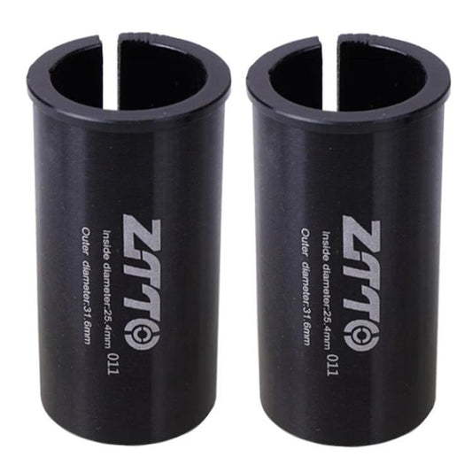 25.4-31.6mm 011 2pcs ZTTO Bicycle Seat Post Conversion Sleeve Reducer Cover(Black) - Others by ZTTO | Online Shopping UK | buy2fix