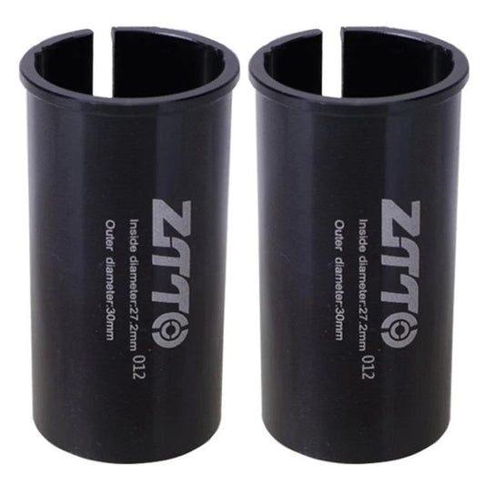27.2-30mm 012 2pcs ZTTO Bicycle Seat Post Conversion Sleeve Reducer Cover(Black) - Others by ZTTO | Online Shopping UK | buy2fix