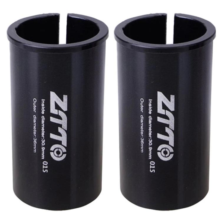 30.9-36mm 015 2pcs ZTTO Bicycle Seat Post Conversion Sleeve Reducer Cover(Black) - Others by ZTTO | Online Shopping UK | buy2fix