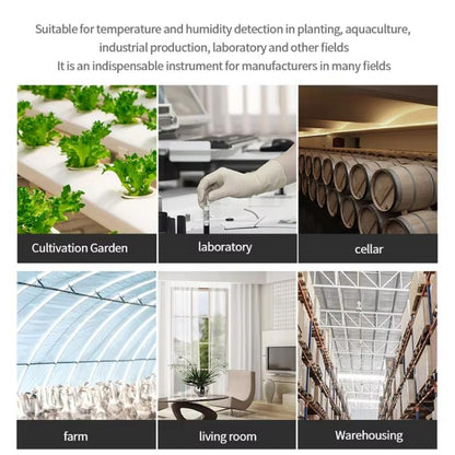 SNDWAY SW-572 Handheld Digital Temperature Humidity Meter High Sensitivity Temperature Humidity Meter - PH & Moisture Meter by SNDWAY | Online Shopping UK | buy2fix