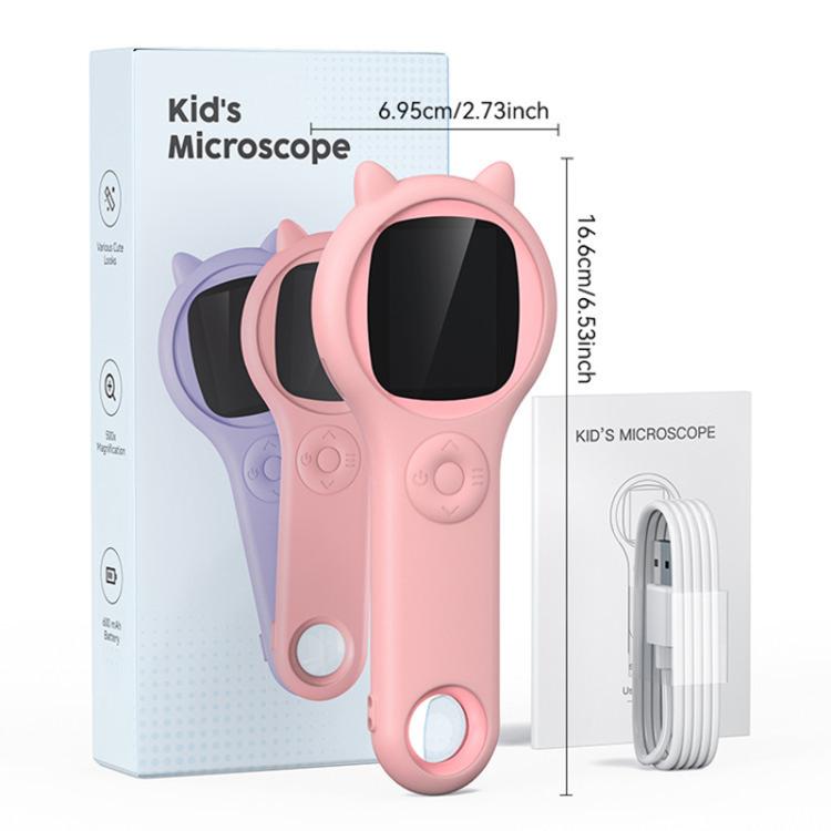 Children Science Experiment Set Microscope Toys(Pink) - Digital Microscope by buy2fix | Online Shopping UK | buy2fix