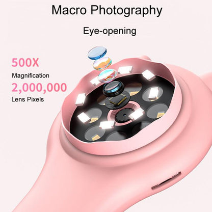 Children Science Experiment Set Microscope Toys(Pink) - Digital Microscope by buy2fix | Online Shopping UK | buy2fix