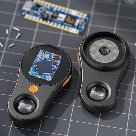 Portable Inspection Jewelry Painting Repair Optical Microscope Mini Primary Secondary Students Experiment Science Apparatus, Style: White - Digital Microscope by buy2fix | Online Shopping UK | buy2fix