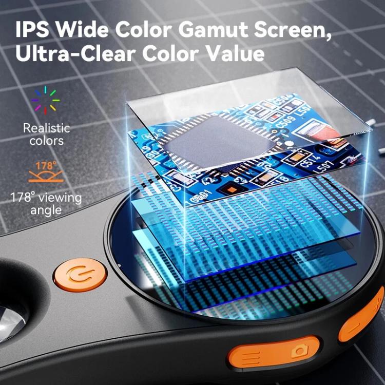 Portable Inspection Jewelry Painting Repair Optical Microscope Mini Primary Secondary Students Experiment Science Apparatus, Style: White - Digital Microscope by buy2fix | Online Shopping UK | buy2fix