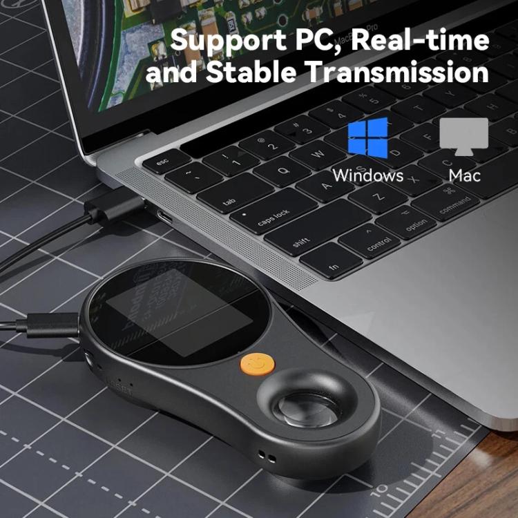 Portable Inspection Jewelry Painting Repair Optical Microscope Mini Primary Secondary Students Experiment Science Apparatus, Style: Black - Digital Microscope by buy2fix | Online Shopping UK | buy2fix