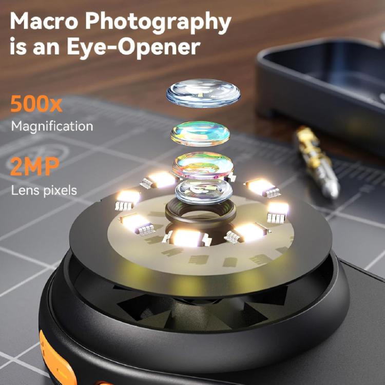 Portable Inspection Jewelry Painting Repair Optical Microscope Mini Primary Secondary Students Experiment Science Apparatus, Style: White - Digital Microscope by buy2fix | Online Shopping UK | buy2fix