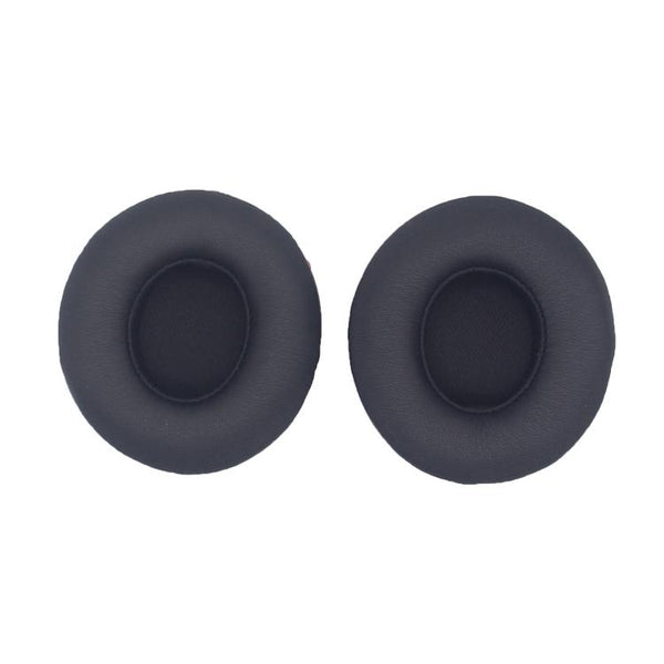For Beats Solo 4 1pair Headphone Leather Cover Earmuffs Sponge Cover(Black) - Earmuff & Pad by buy2fix | Online Shopping UK | buy2fix