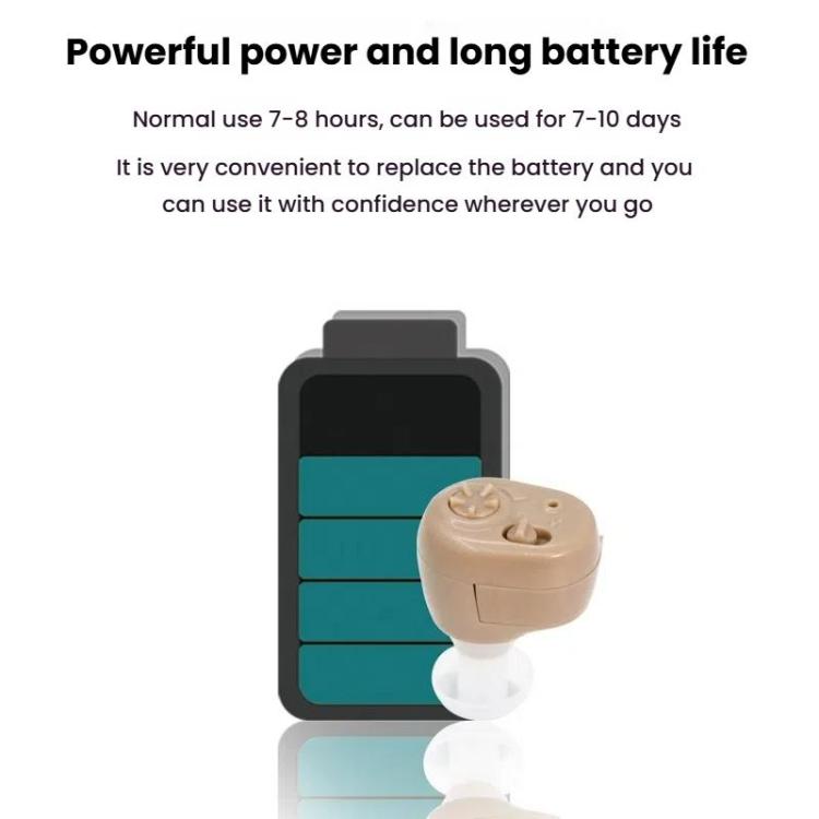 Hearing Aid Sound Amplifier Elderly Noise Reduction Sound Collector Hearing Aid Accessories(Battery Model) - Hearing Aids by buy2fix | Online Shopping UK | buy2fix