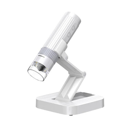 Portable 200W Pixel 1000X HD Wireless Digital Microscope(White With Holder) - Digital Microscope by buy2fix | Online Shopping UK | buy2fix