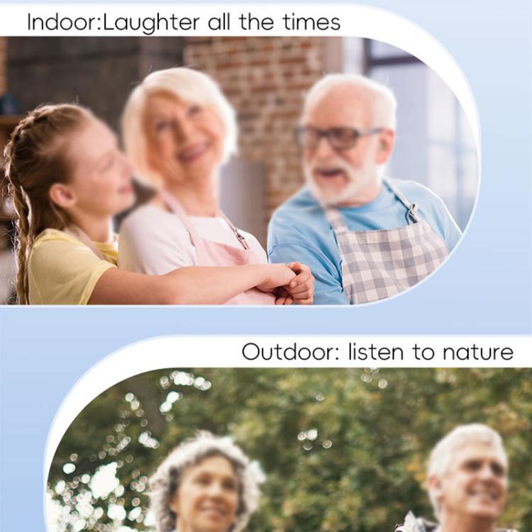 Elderly Hearing Aids Invisible Sound Amplifier Noise Reduction Collector With Digital Display Charging Compartment(Skin Color) - Hearing Aids by buy2fix | Online Shopping UK | buy2fix