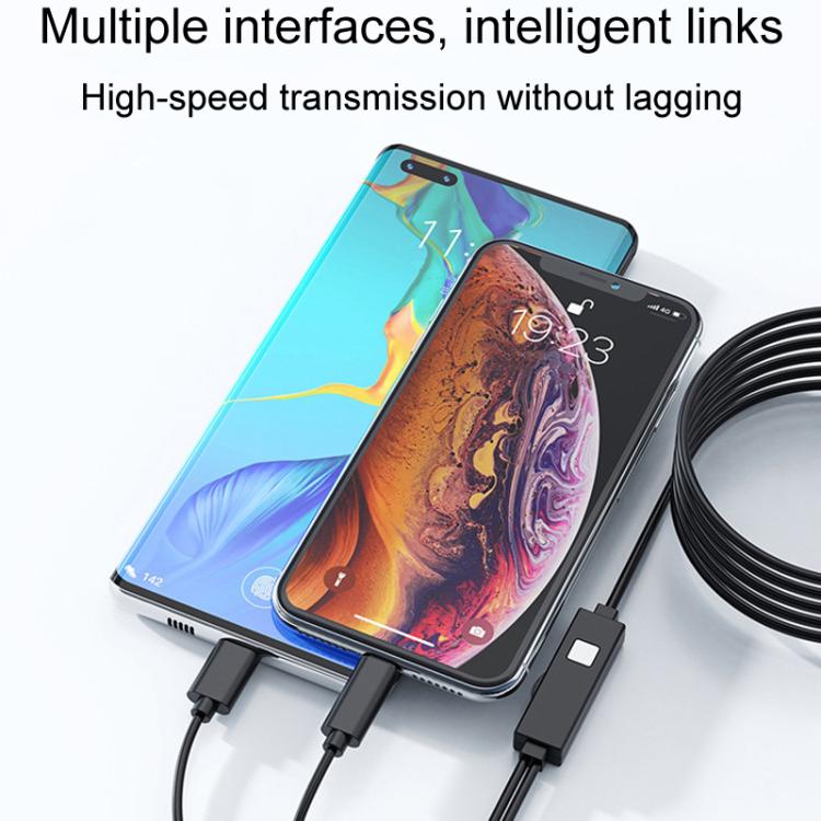 Type-C+8 Pin Two In One Digital Microscope Maintenance And Inspection Cosmetic Tools - Digital Microscope by buy2fix | Online Shopping UK | buy2fix