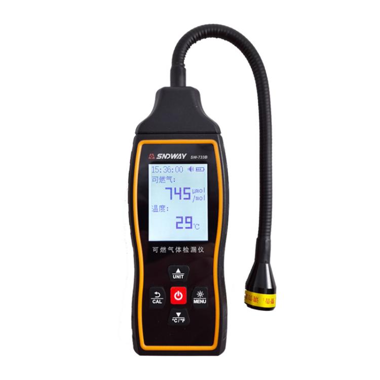 SNDWAY SW-733B Combustible Gas Detector Explosion-Proof Natural Gas Gas Methane Gas Alarms - Gas Monitor by SNDWAY | Online Shopping UK | buy2fix