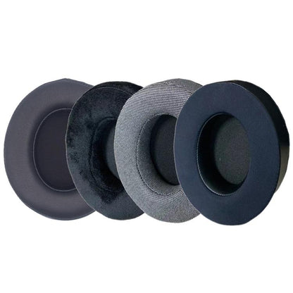 For Philips SHP9500 1pair Headphones Sponge Cover Earmuffs, Color: Gray Cotton Linen - Earmuff & Pad by buy2fix | Online Shopping UK | buy2fix
