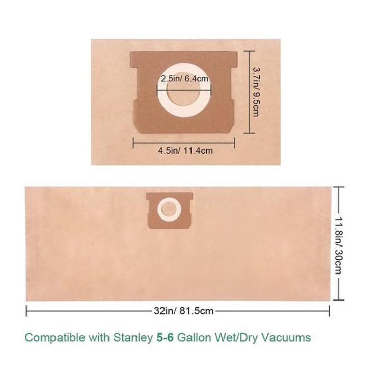 For Stanley 5-6 Gallon Vacuum Cleaner Dust Bag Accessories - Other Accessories by buy2fix | Online Shopping UK | buy2fix