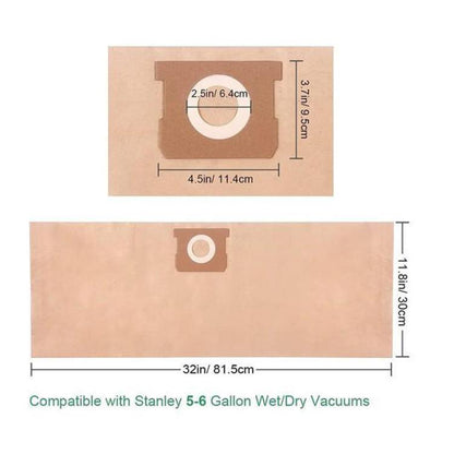 For Stanley 5-6 Gallon Vacuum Cleaner Dust Bag Accessories - Other Accessories by buy2fix | Online Shopping UK | buy2fix