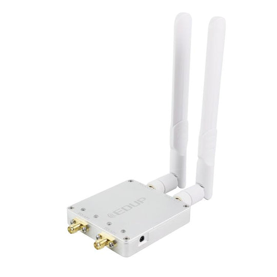 EDUP EP-AB025 5.8G+5.8G WiFi Signal Amplifier Remote Control Dual Channel 4W Expander