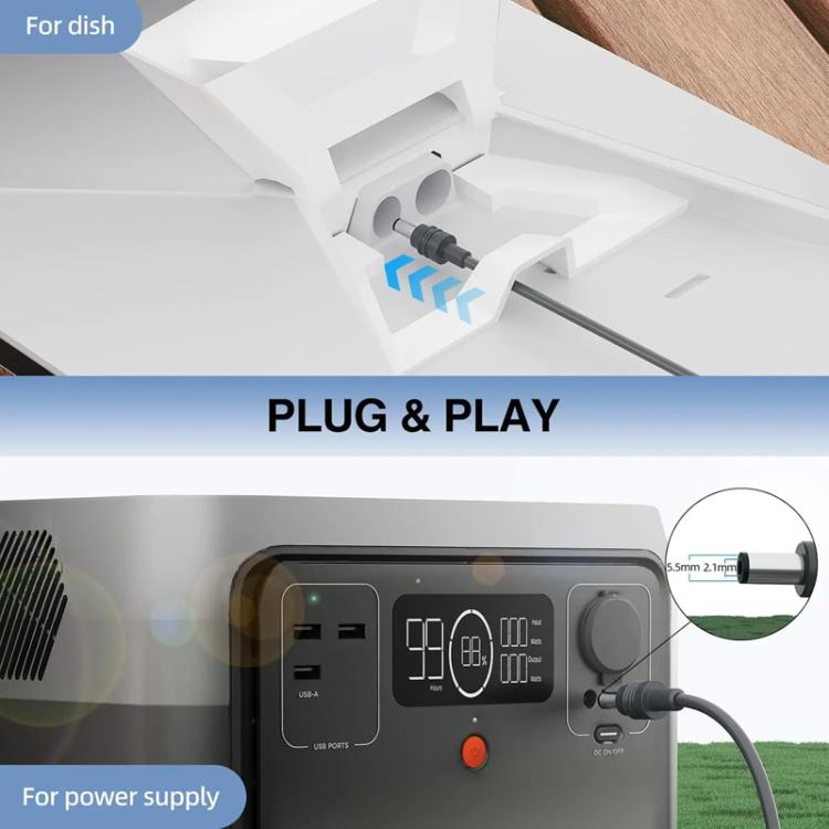 EDUP EP-SK0098 5m Mini 5.5 X 2.1mm DC To DC Power Cable - Power Cord by EDUP | Online Shopping UK | buy2fix