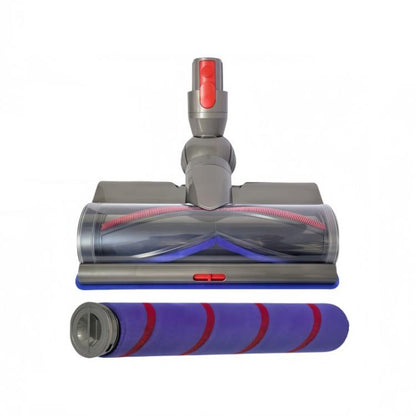 Adjustable Suction Floor Brush for Dyson V7 / V8 / V10 / V11 / V15 / G5 Vacuum Cleaners, Spec: Direct Drive Head+Soft Roller Set - For Dyson Accessories by buy2fix | Online Shopping UK | buy2fix