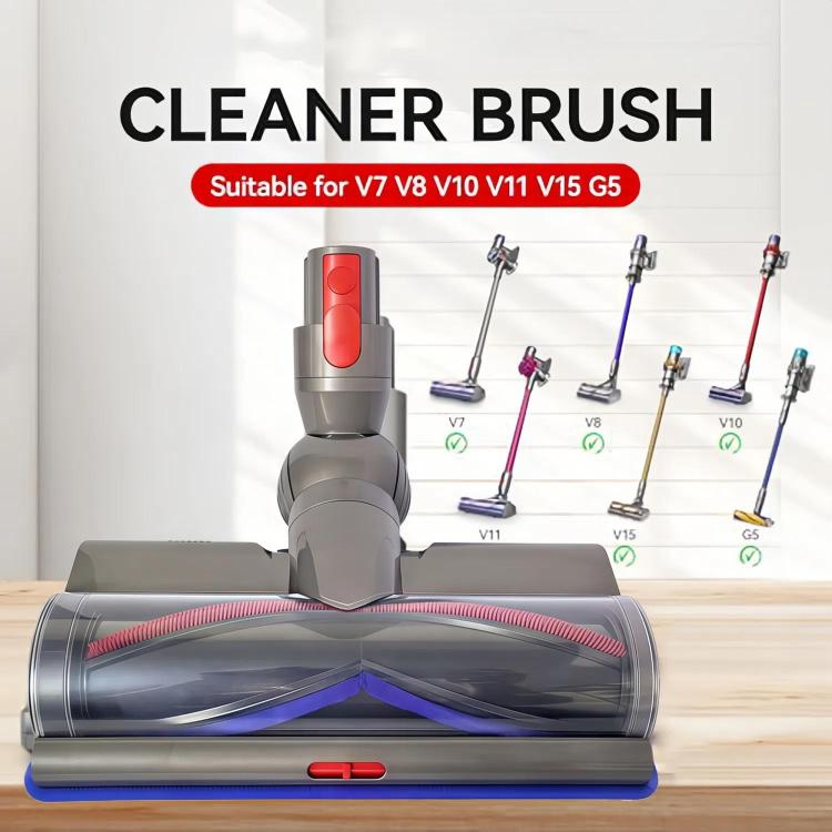 Adjustable Suction Floor Brush for Dyson V7 / V8 / V10 / V11 / V15 / G5 Vacuum Cleaners, Spec: Direct Drive Bristle Roller - For Dyson Accessories by buy2fix | Online Shopping UK | buy2fix