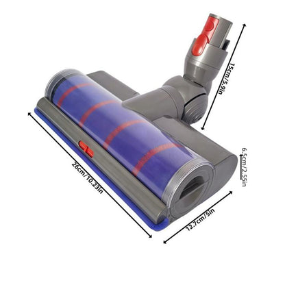 Adjustable Suction Floor Brush for Dyson V7 / V8 / V10 / V11 / V15 / G5 Vacuum Cleaners, Spec: Direct Drive Bristle Roller - For Dyson Accessories by buy2fix | Online Shopping UK | buy2fix