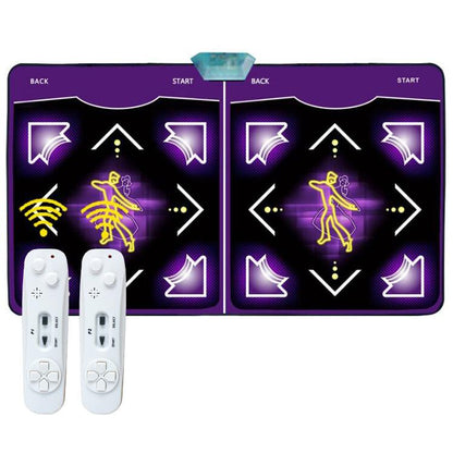 Wired Dance Mat With Motion Sensor - Dual Player Fitness Gaming Rug For TV & PC, Supports TF Card AV Interface, EU Plug(040) - Others by buy2fix | Online Shopping UK | buy2fix