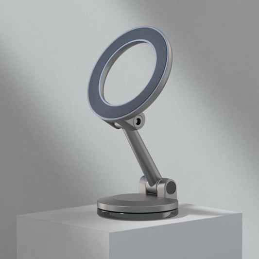 Magnetic Folding Car Mobile Phone Navigation Holder(Slate Gray) - Universal Car Holders by buy2fix | Online Shopping UK | buy2fix