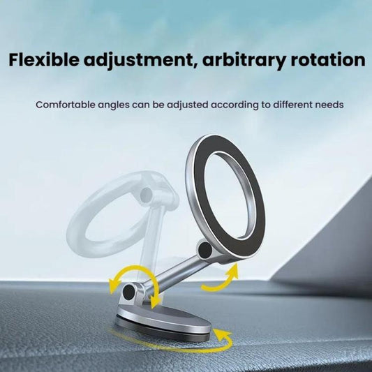 Magnetic Folding Car Mobile Phone Navigation Holder(Slate Gray) - Universal Car Holders by buy2fix | Online Shopping UK | buy2fix
