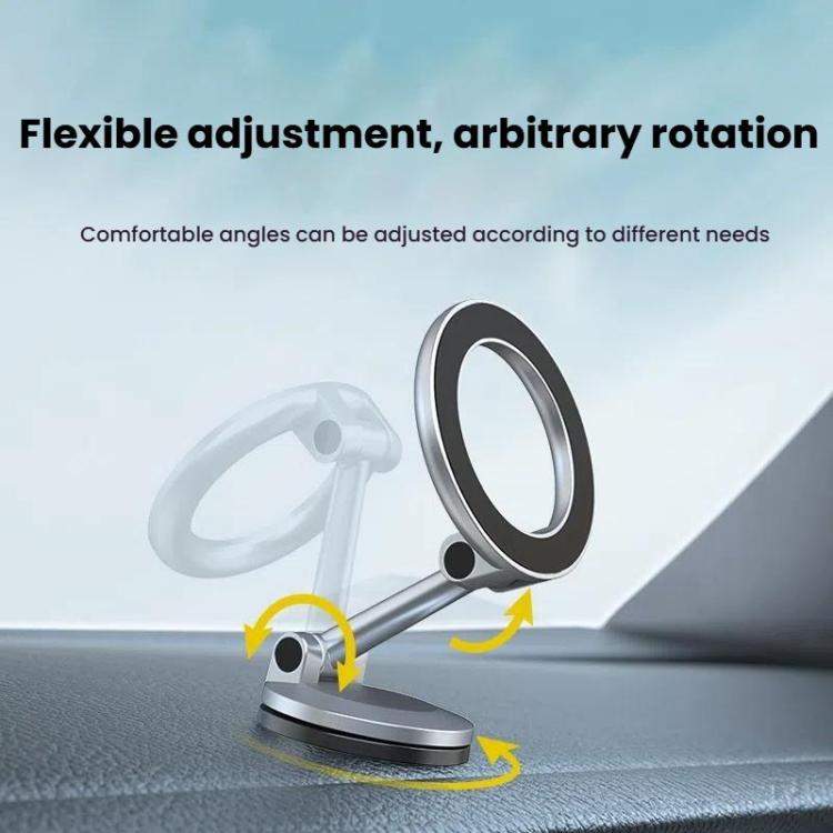 Magnetic Folding Car Mobile Phone Navigation Holder(Black) - Universal Car Holders by buy2fix | Online Shopping UK | buy2fix