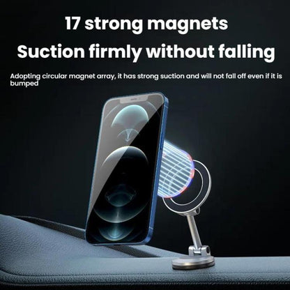 Magnetic Folding Car Mobile Phone Navigation Holder(Silver) - Universal Car Holders by buy2fix | Online Shopping UK | buy2fix