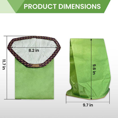 2pcs For ProTeam 107314 Vacuum Cleaner Accessories Paper Bag Dust Collection Bag(Printed) - Other Accessories by buy2fix | Online Shopping UK | buy2fix
