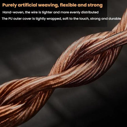 CVJ VS400 Interchangeable Audio Plug Oxygen-Free Copper Headphone Upgrade Cable, Style: 4.4mm 0.78mm - Cable & Splitter by CVJ | Online Shopping UK | buy2fix