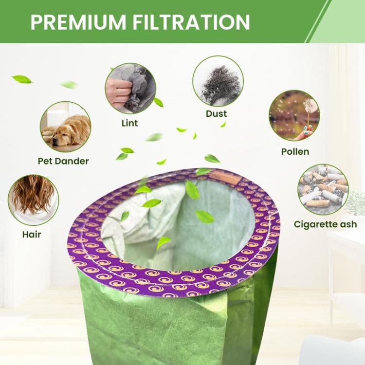 3pcs For ProTeam 100331 Vacuum Cleaner Accessories Paper Bag Dust Collection Bag - Other Accessories by buy2fix | Online Shopping UK | buy2fix