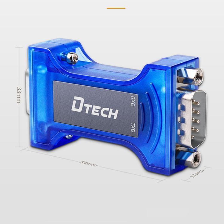 DTECH RS232 To RS485 Bi-Directional Converter With Surge & Transient Protection - Opto-Isolated Passive Interface - RS485 / RS232 Series by DTECH | Online Shopping UK | buy2fix