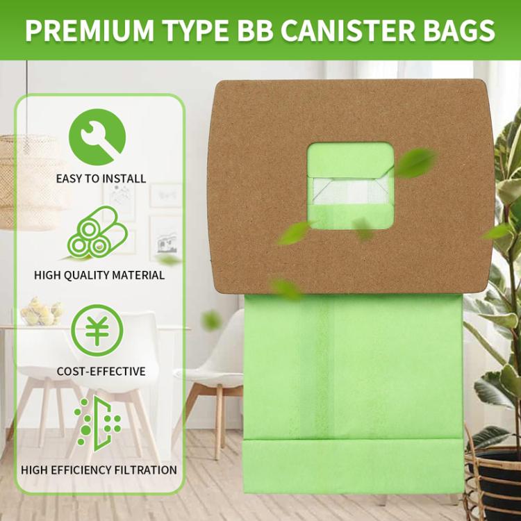 10pcs For Oreck BB Vacuum Cleaner Replacement Paper Bag Filter Dust Collection Bag - Other Accessories by buy2fix | Online Shopping UK | buy2fix
