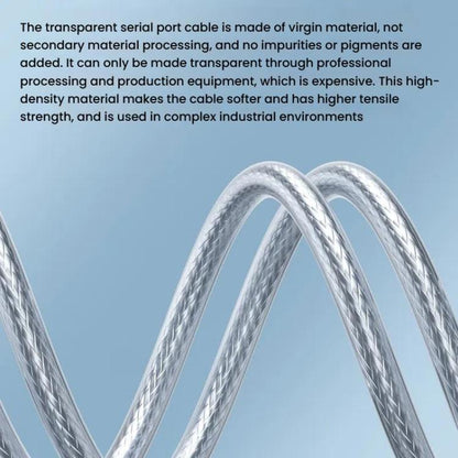 DTECH  DT-5011 USB 2.0 to RS232 Serial Adapter Cable, FT232 & ZT213 Dual-Chip with LED Indicator, Length: 5m - RS485 / RS232 Series by DTECH | Online Shopping UK | buy2fix