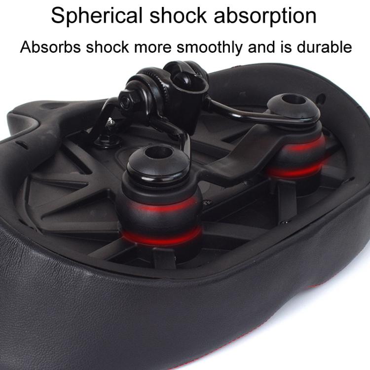 FMFXTRA FU-3501 Electrical Bike Enlarged And Thicked Seat Cushion Bike Universal Waterproof Cushion(Black) - Bicycle Saddle by FMFXTRA | Online Shopping UK | buy2fix