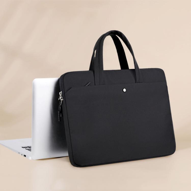 14-14.6inch Universal Laptop Bag Briefcase Women Multifunctional Shockproof Computer Bag, Color: Black - 14.1 inch by buy2fix | Online Shopping UK | buy2fix