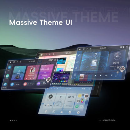 9 Inch Android 4+64G Dual-Butt Large Screen Car Carplay Built-In DAB Car Central Control Integrated Navigation System, Spec: Standard+AHD+Microphone - Car MP3 & MP4 & MP5 by buy2fix | Online Shopping UK | buy2fix